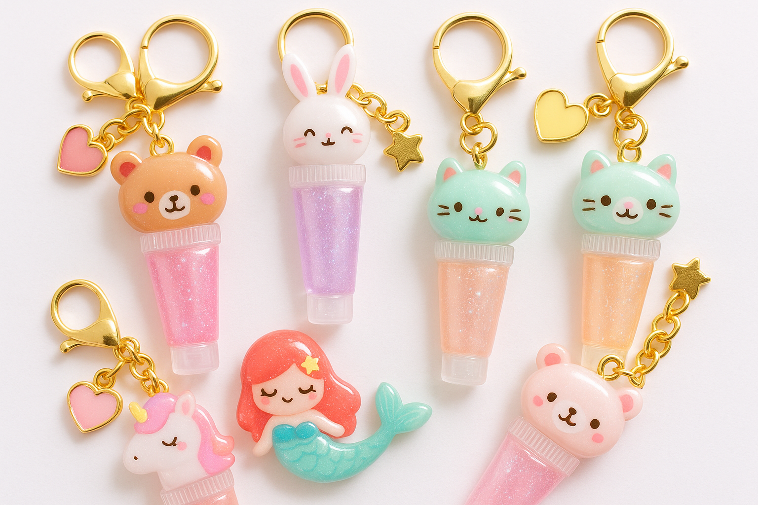 Keychains Lip Glosses